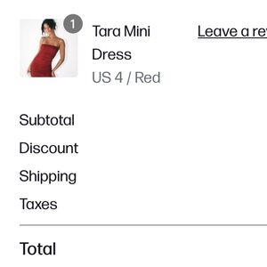 Princess Polly Scarlet Mini Dress